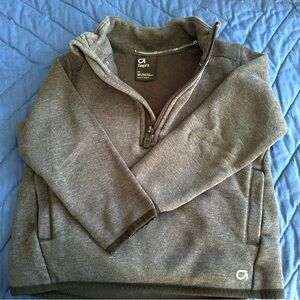 Gap Fit Pullover Fleece Sweatshirt Size 3T, Grey and Black.